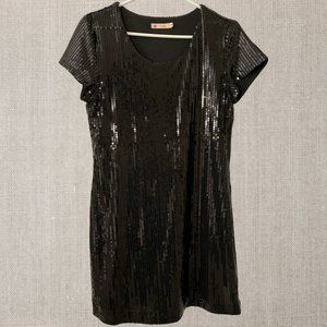 Tulle brand Black Sequin Dress - M - NEW